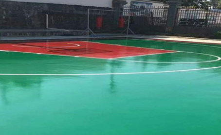 邯郸篮球场翻新地面