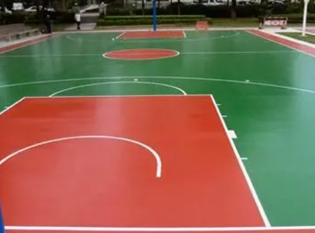 邯郸许多老旧运动场地面翻新,篮球场地面维修