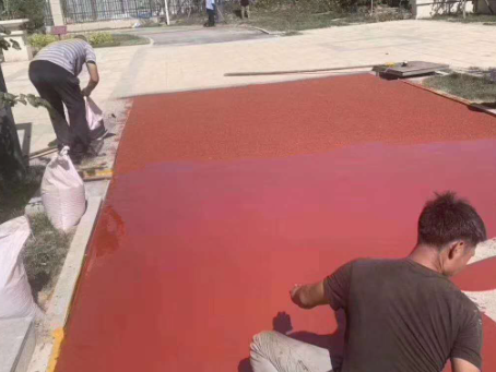 邯郸 篮球场翻新的地面工